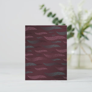 Carte Postale Vagues Tigre (motif stylisé) 6
