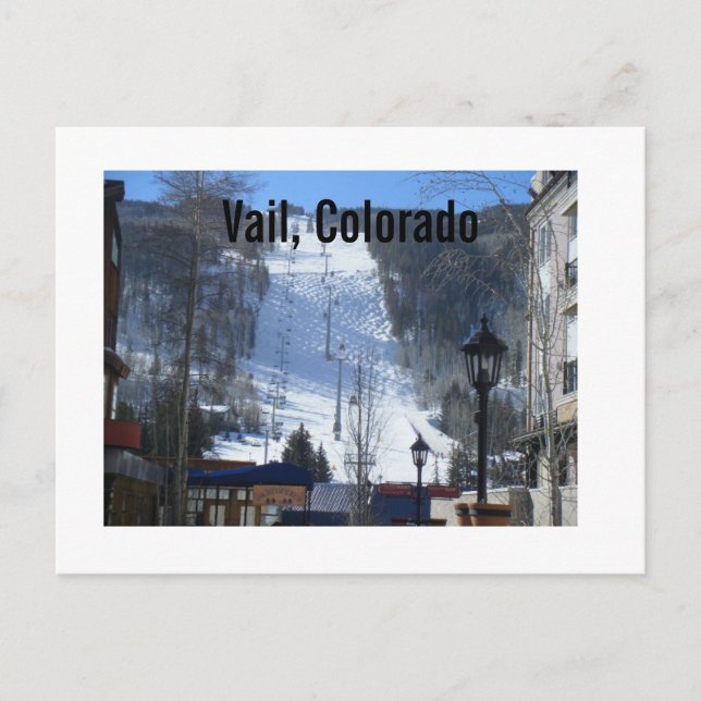 Carte Postale Vail, Colorado (Devant)