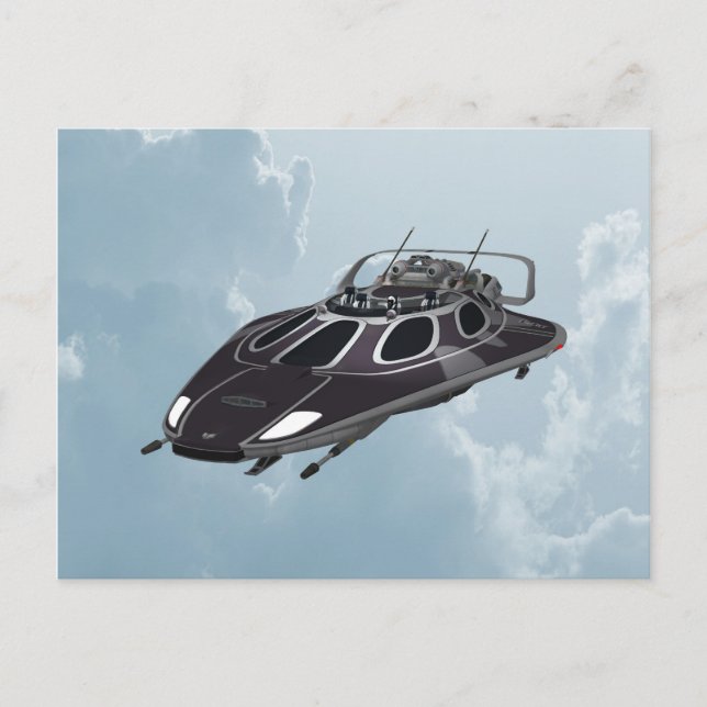 Carte Postale Vaisseau spatial (Devant)