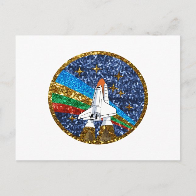 Carte Postale vaisseau spatial séquentiel (Devant)