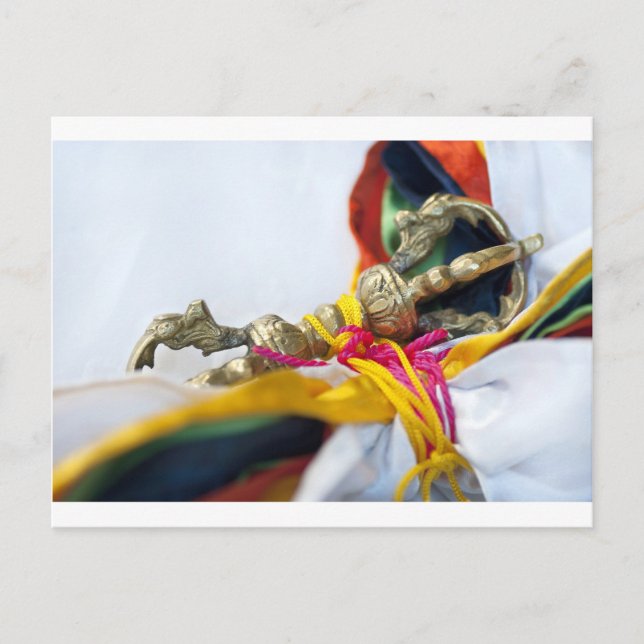 Carte Postale Vajra tibétaine (Devant)