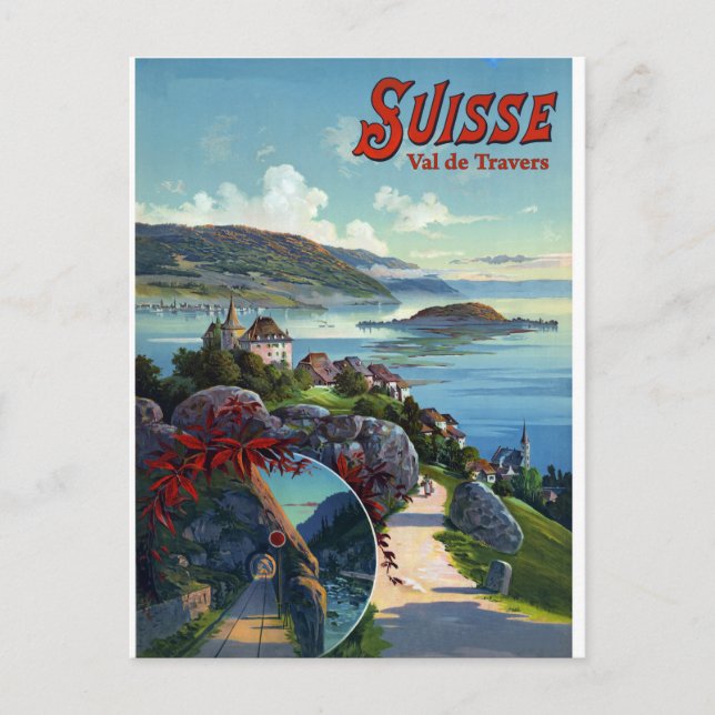 Carte Postale Val de Travers, Suisse (Devant)