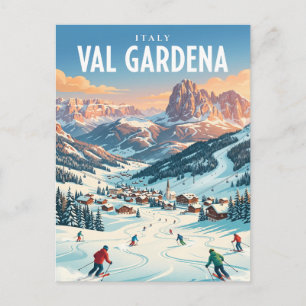 Carte Postale Val Gardena Italie