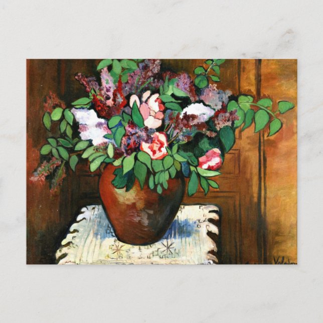 Carte Postale Valadon - Vase des fleurs, 1921 (Devant)