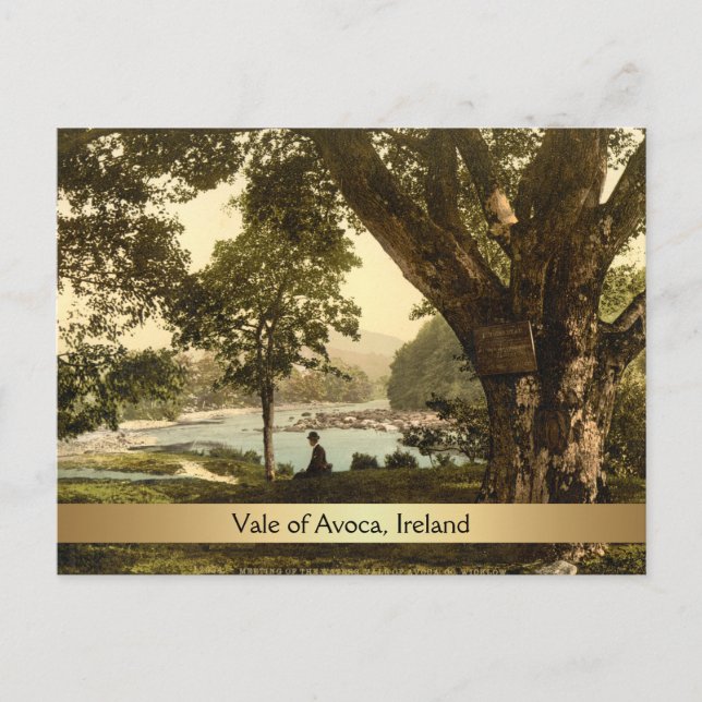 Carte Postale Vale d'Avoca, comté de Wicklow, Irlande (Devant)