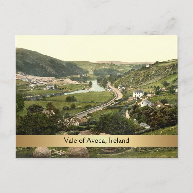 Carte Postale Vale d'Avoca II, Comté de Wicklow, Irlande (Devant)