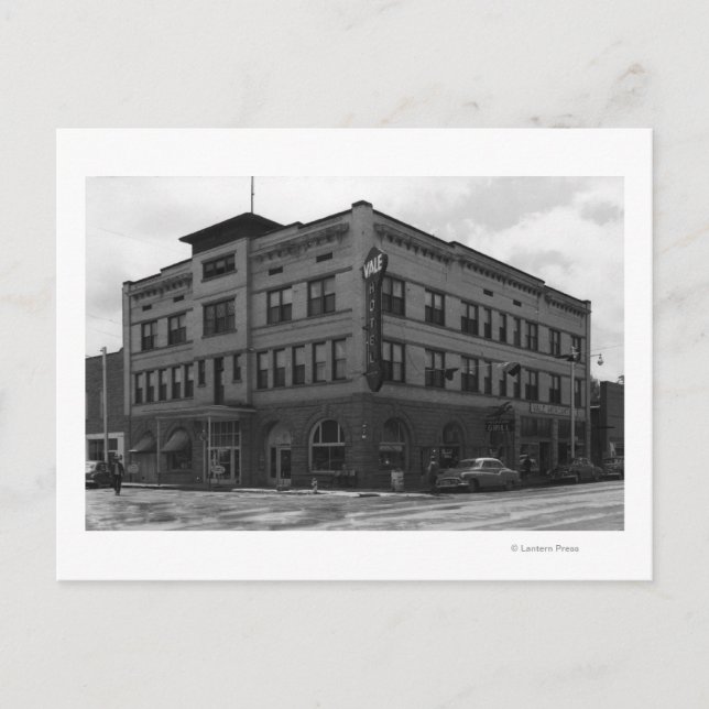 Carte Postale Vale, Oregon Vue de l'hôtel Vale Photographie (Devant)