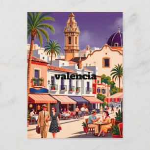 Carte Postale Valence, Communauté valencienne, Espagne décorati