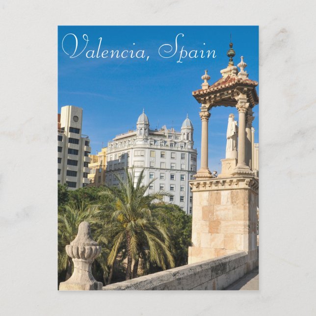 Carte Postale Valence, Espagne (Devant)