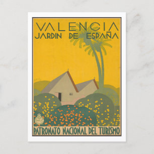 Carte Postale Valence - Jardin De Espana - Espagne