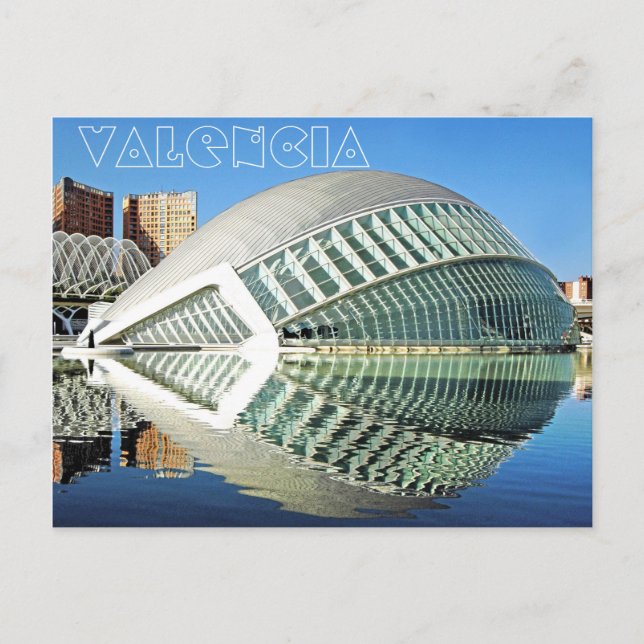 Carte Postale Valence, ville des arts et des sciences (Devant)