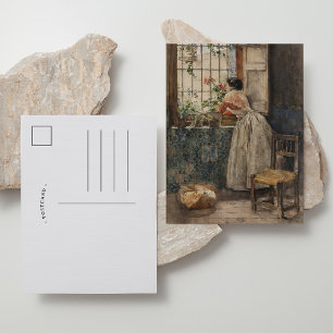 Carte Postale Valenciana a la Reja   Joaquín Sorolla