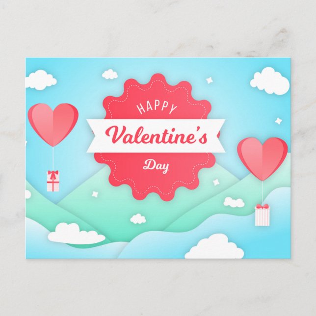 Carte Postale Valentine (Devant)