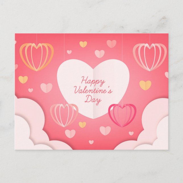 Carte Postale Valentine (Devant)