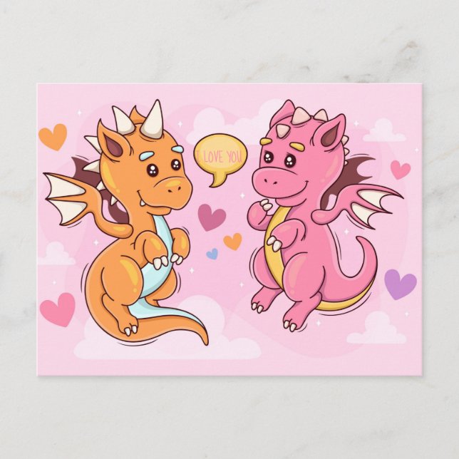 Carte Postale Valentine (Devant)