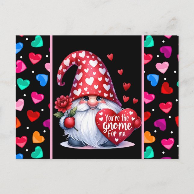 Carte Postale Valentine Heartfeue Gnome (Devant)