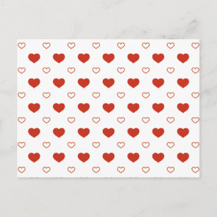 Carte postale Valentine Hearts