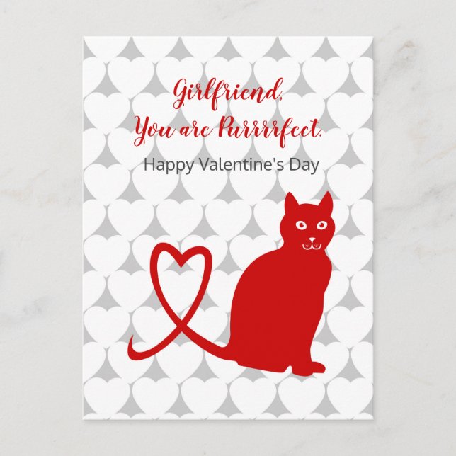 Carte Postale Valentine, tu es parfait (Devant)