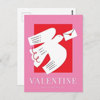 Carte Postale Valentine's Day Be Mine Valentine's Day Card