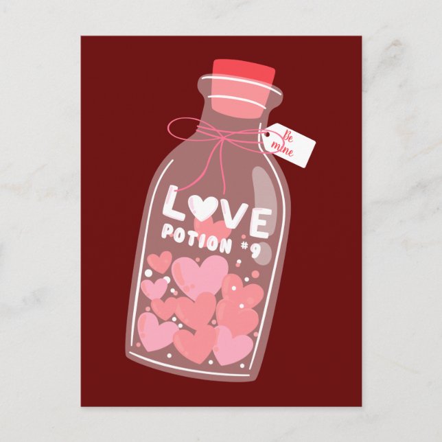 Carte Postale Valentine's Day Love Potion Nr 9 : Be Mine (Devant)