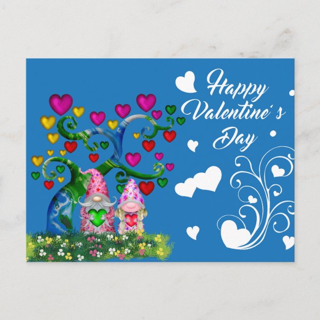 Carte postale Valentines Gnomes (Devant)