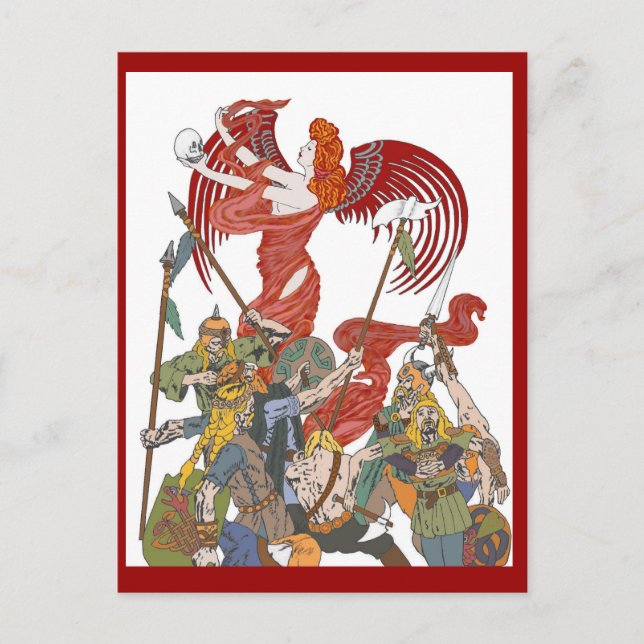 Carte postale Valkyrie Fire (Devant)