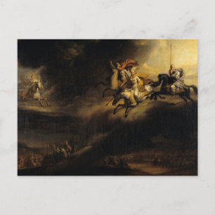 Carte Postale Valkyries en bataille par Johan Sandberg