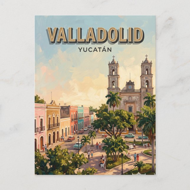 Carte Postale Valladolid Mexique (Devant)