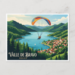 Carte Postale Valle de Bravo, Mexique
