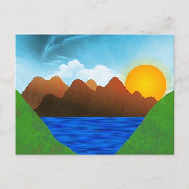 Carte Postale Vallée (Devant)