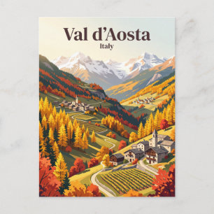 Carte Postale Vallée d'Aoste Italie