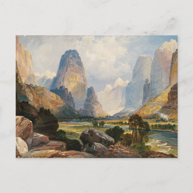 Carte Postale Vallée de Babbling Waters, Utah Sud par Moran (Devant)