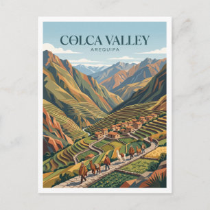 Carte Postale Vallée de Colca Chivay Pérou