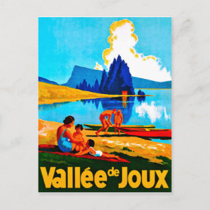 Carte Postale Vallée de Joux, été en Suisse, vintage