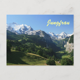 Carte Postale Vallée de Jungfrau