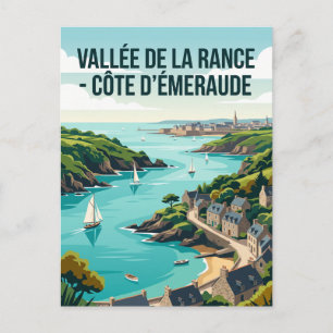 Carte Postale Vallée de la Rance - Côte d'Émeraude Parc naturel 