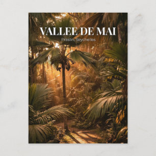 Carte Postale Vallée de Mai, Baie Ste Anne, Praslin