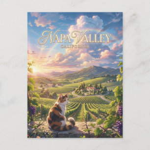 Carte Postale Vallée de Napa Californie