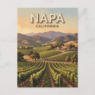 Carte Postale Vallée de Napa Californie