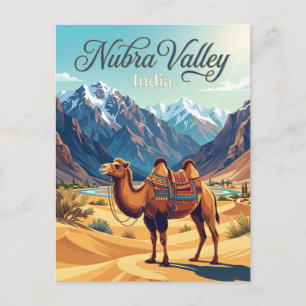 Carte Postale Vallée de Nubra en Inde