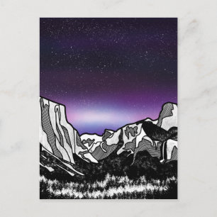 Carte Postale Vallée de Yosemite