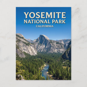 Carte Postale Vallée de Yosemite