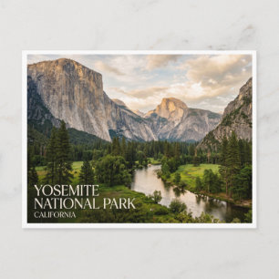 Carte Postale vallée de Yosemite