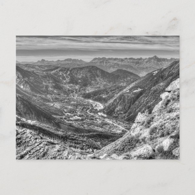 Carte Postale Vallée des Alpes (Devant)