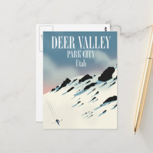 Carte Postale Vallée du Cerf, ville du parc, Utah, affiche de sk