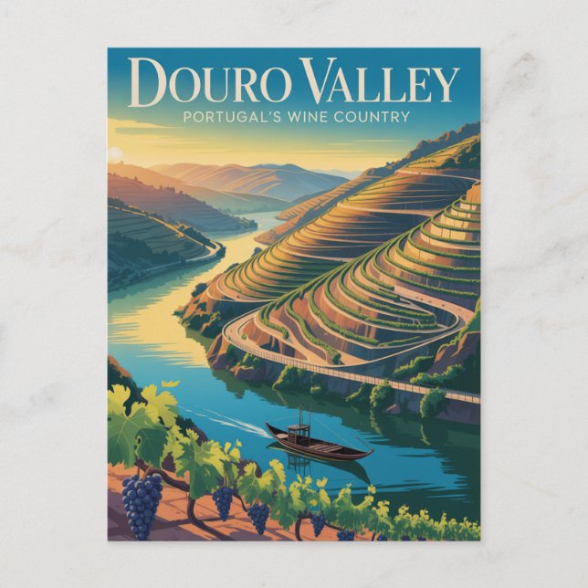 Carte Postale Vallée du Douro Portugal (Devant)