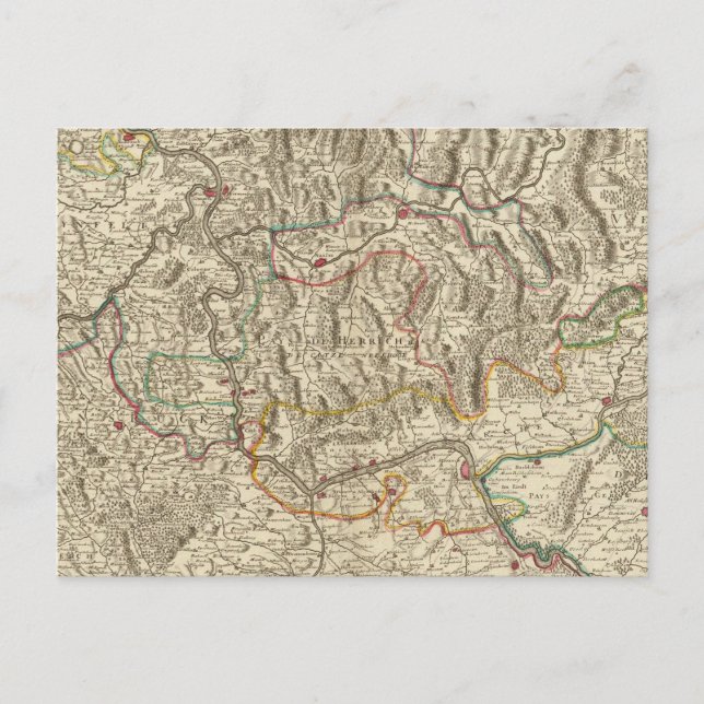 Carte Postale Vallée du Rhin (Devant)