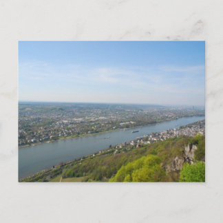 Carte Postale Vallée du Rhin par Bonn, Allemagne