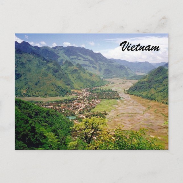 Carte Postale vallée du vietnam (Devant)