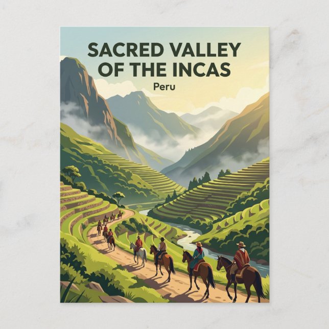 Carte Postale Vallée sacrée des Incas Pérou (Devant)